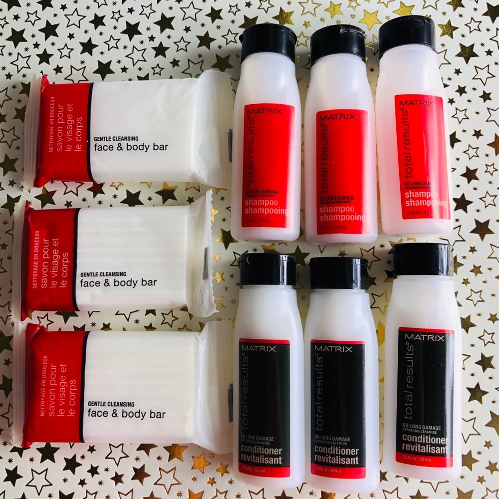 New! Matrix Shampoo Conditioner Hygiene Travel Set